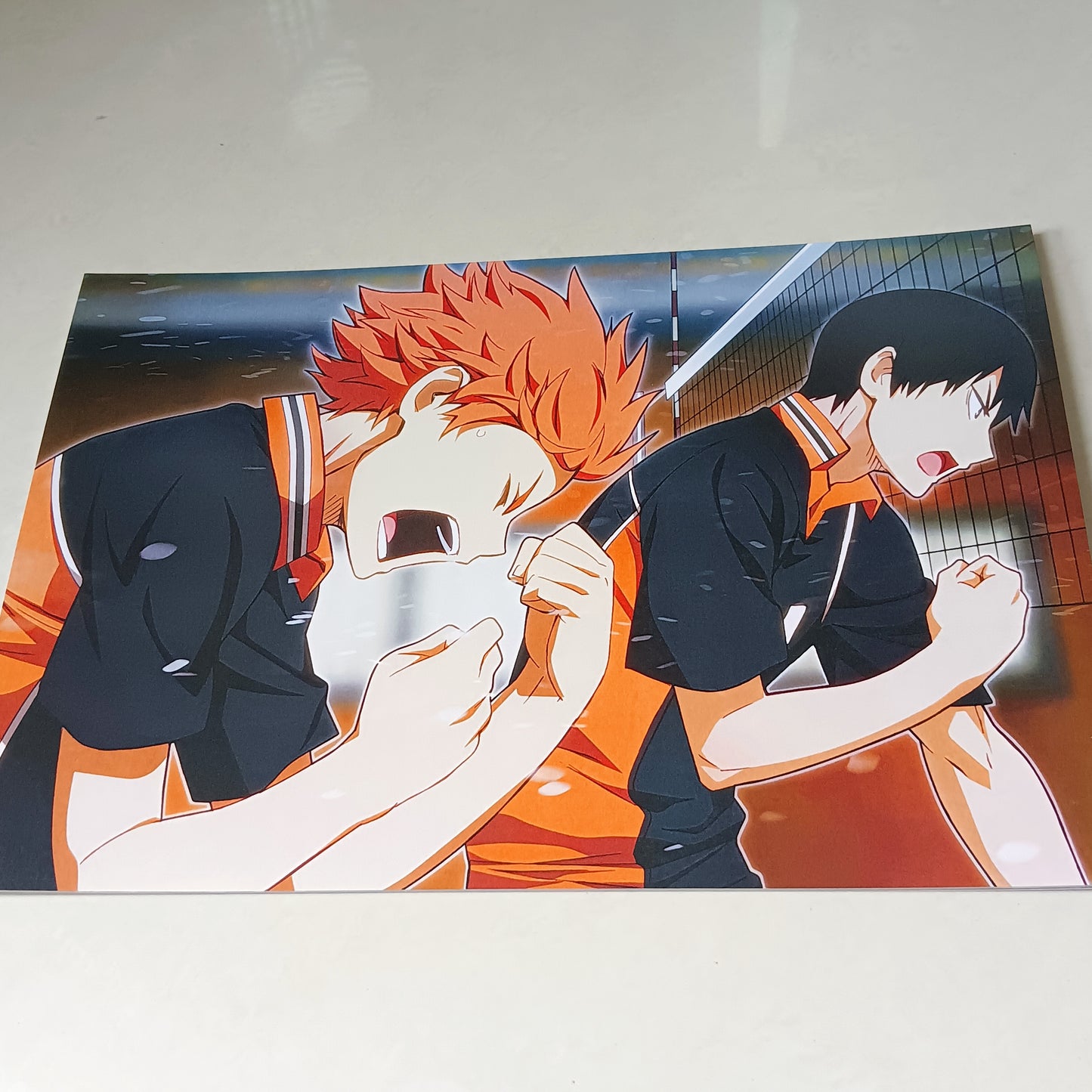 Hinata and Kageyama Haikyuu wall poster | Style 2