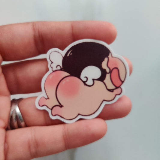Cupid shinchan die-cut sticker