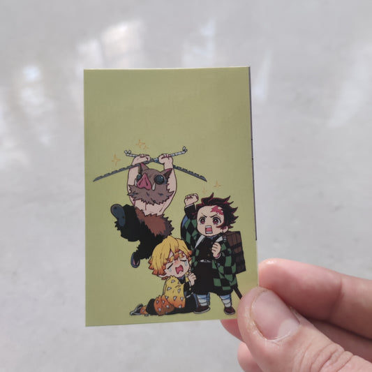Tanjiro Zenitsu and Inosuke basic sticker