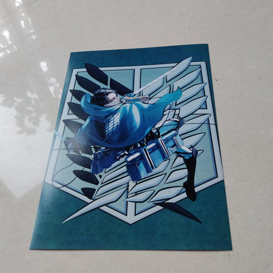 Levi Attack on Titan wall poster | Style 3