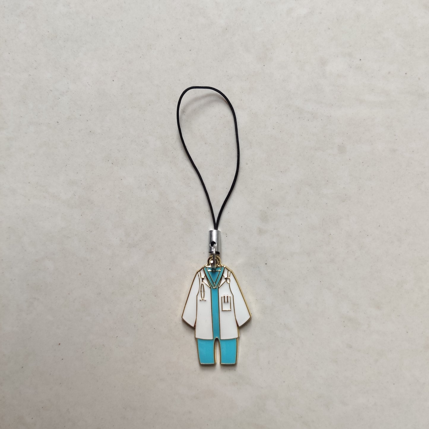 Doctor Apron Enamel Charm