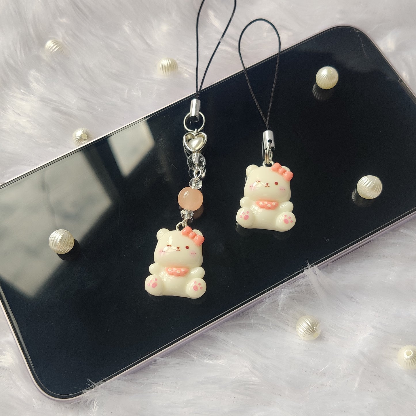 Teddy 3D charm (flat back)