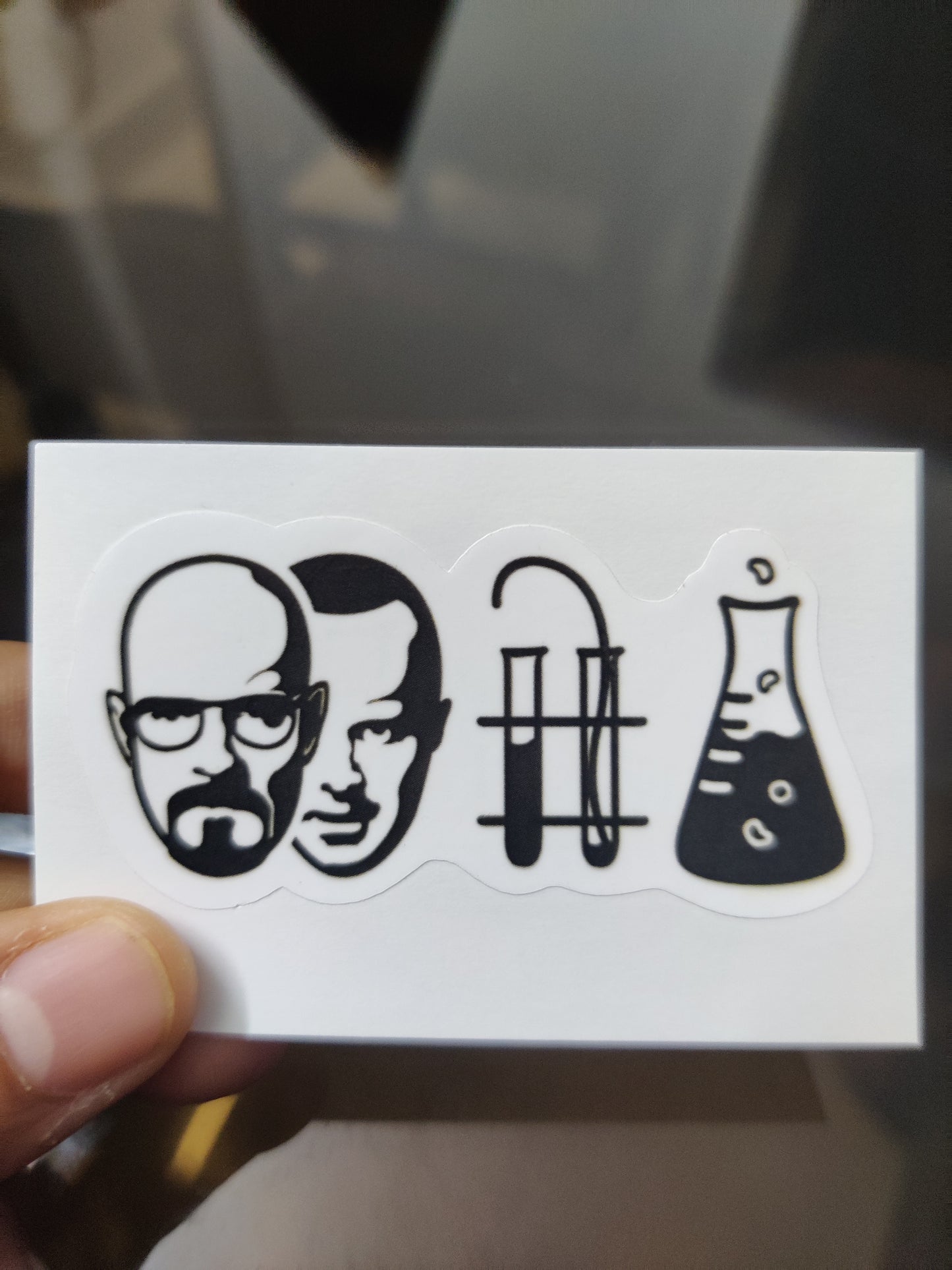 Breaking Bad die-cut sticker