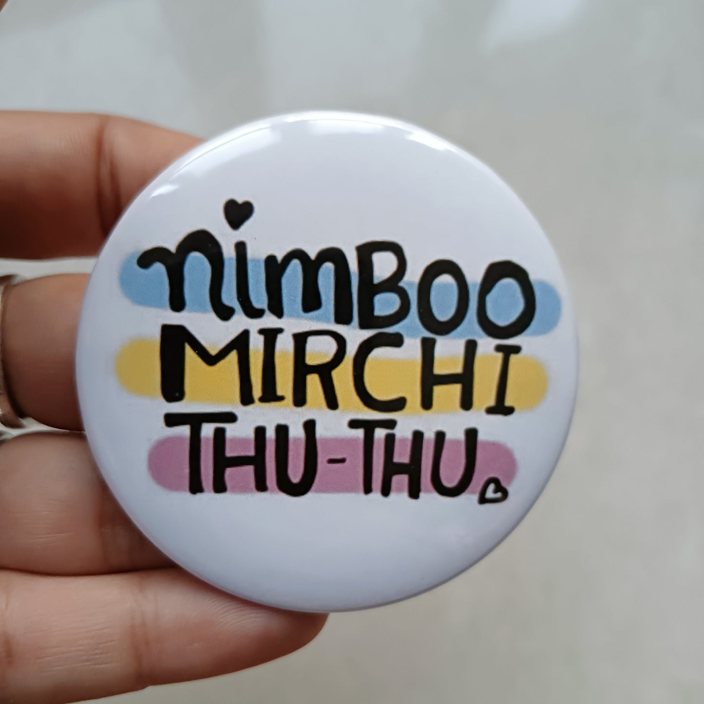 Nimbu Mirchi Badge