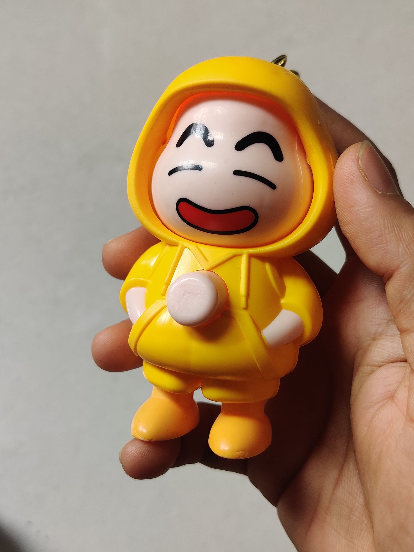 Shinchan Face changing plastic toy keychain