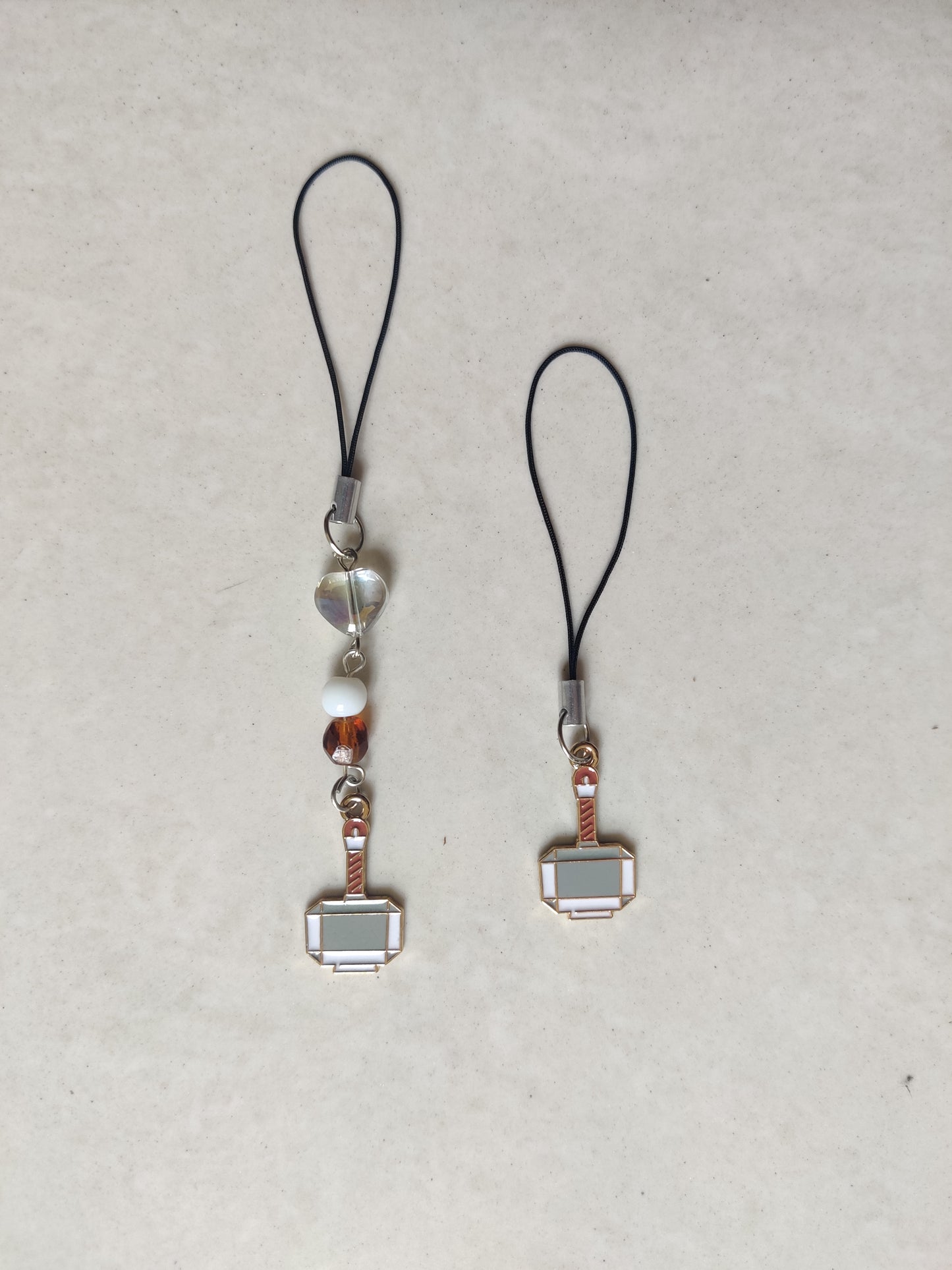Thor hammer Enamel Charm