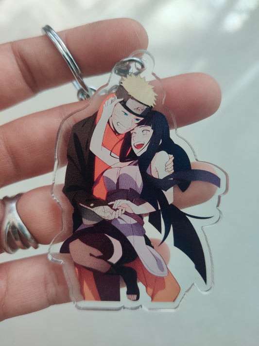 Naruhina - Naruto and Hinata Acrylic Keychain