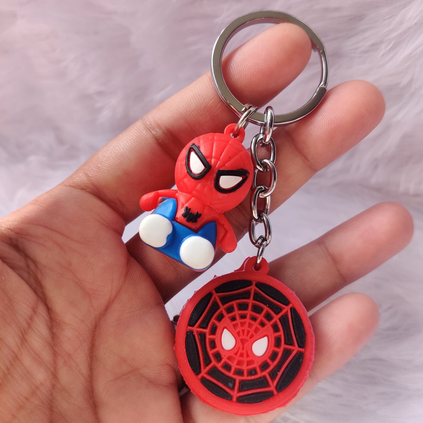 Spiderman Rubber keychain