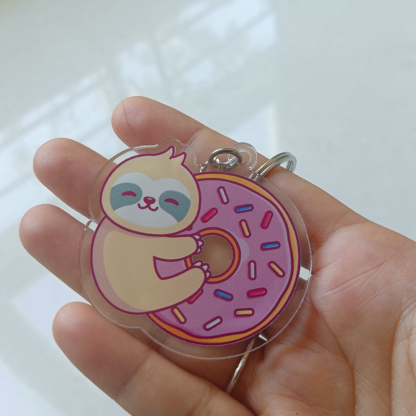 Dessert lover acrylic keychain