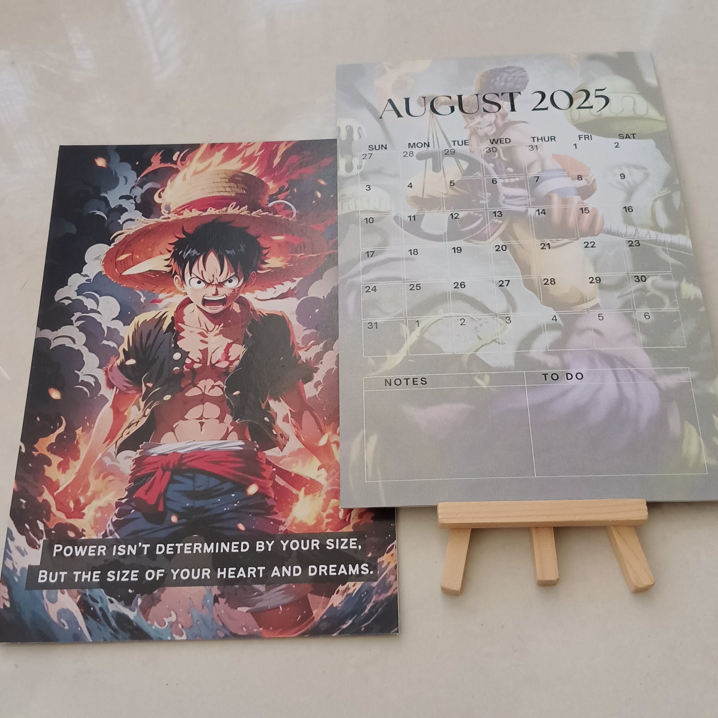 For My Dreams - One Piece Calendar 2025-2026