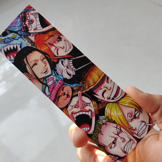 One piece crew bookmark