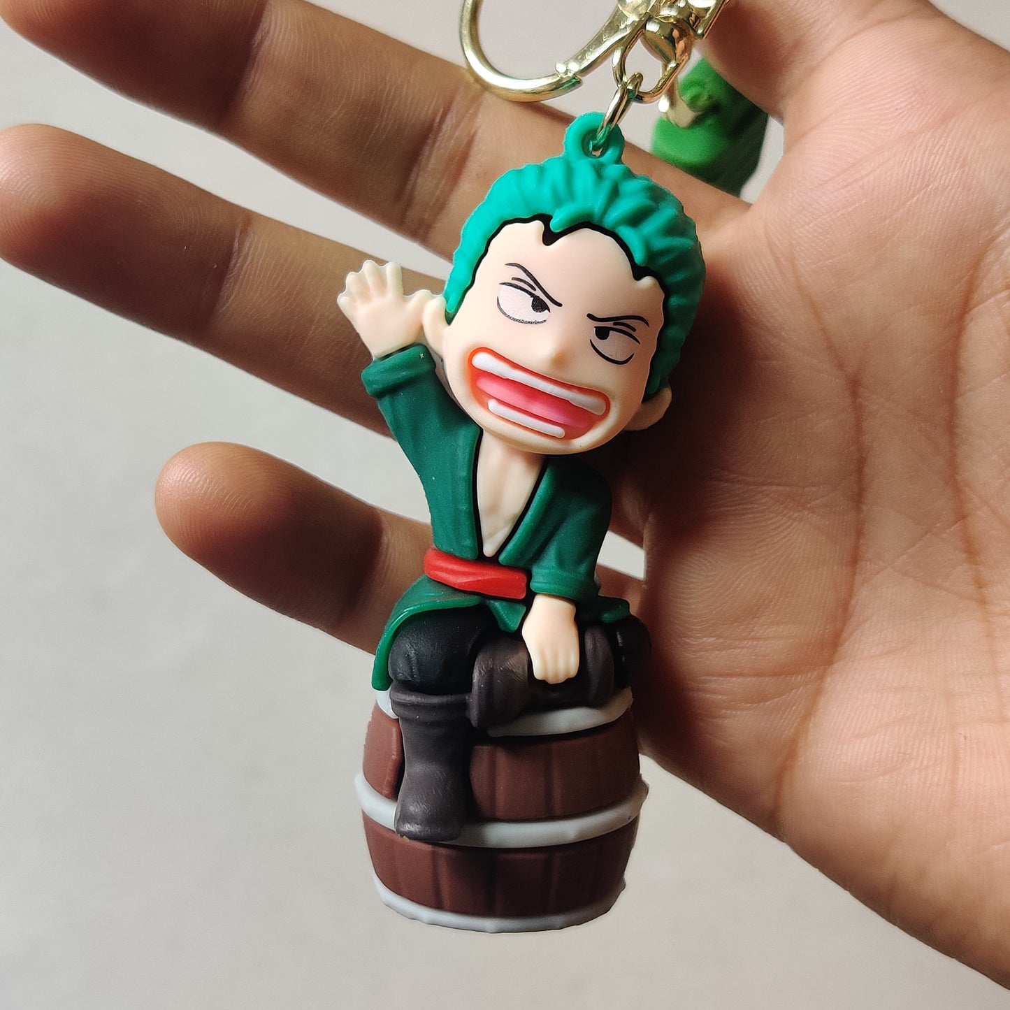 Zoro One Piece Rubber keychain
