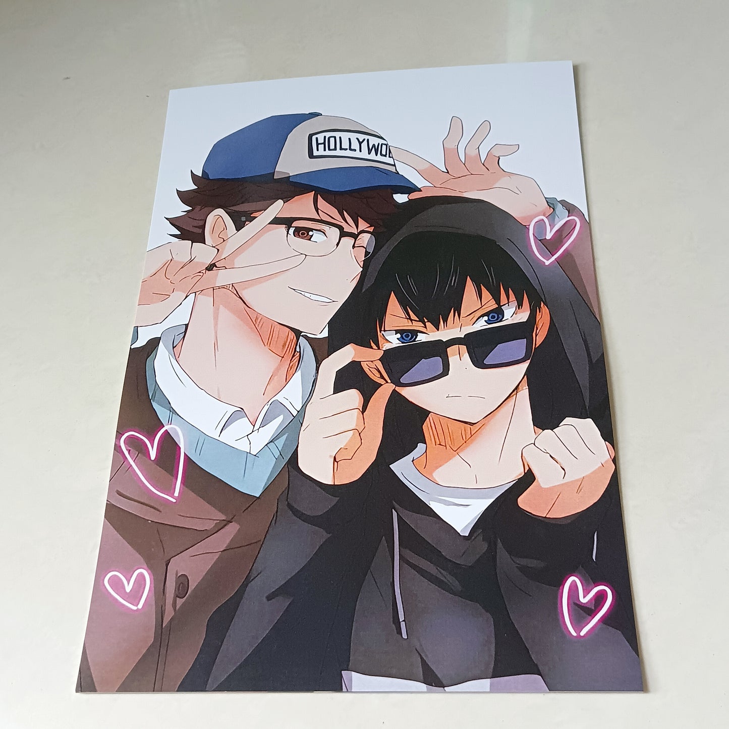 Oikawa and Kageyama Haikyuu wall poster