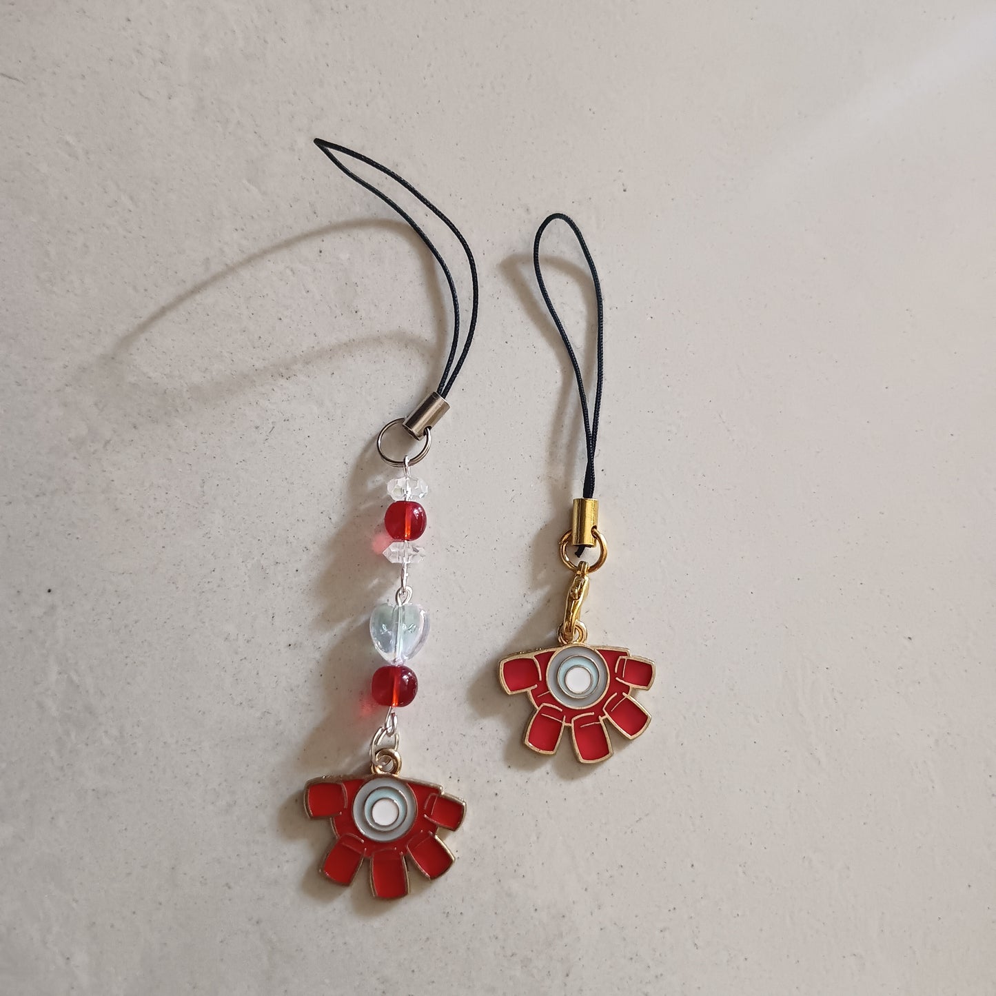 Ironman Hand Enamel Charm