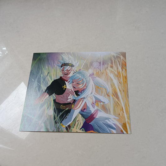 Asta and Noelle Black Clover wall poster combo of 2 A5