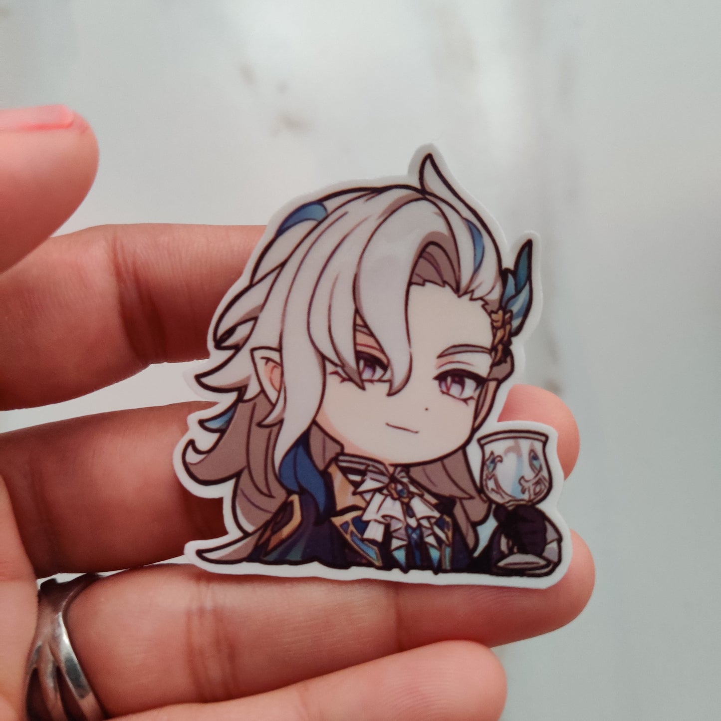 Neuvillette die-cut sticker