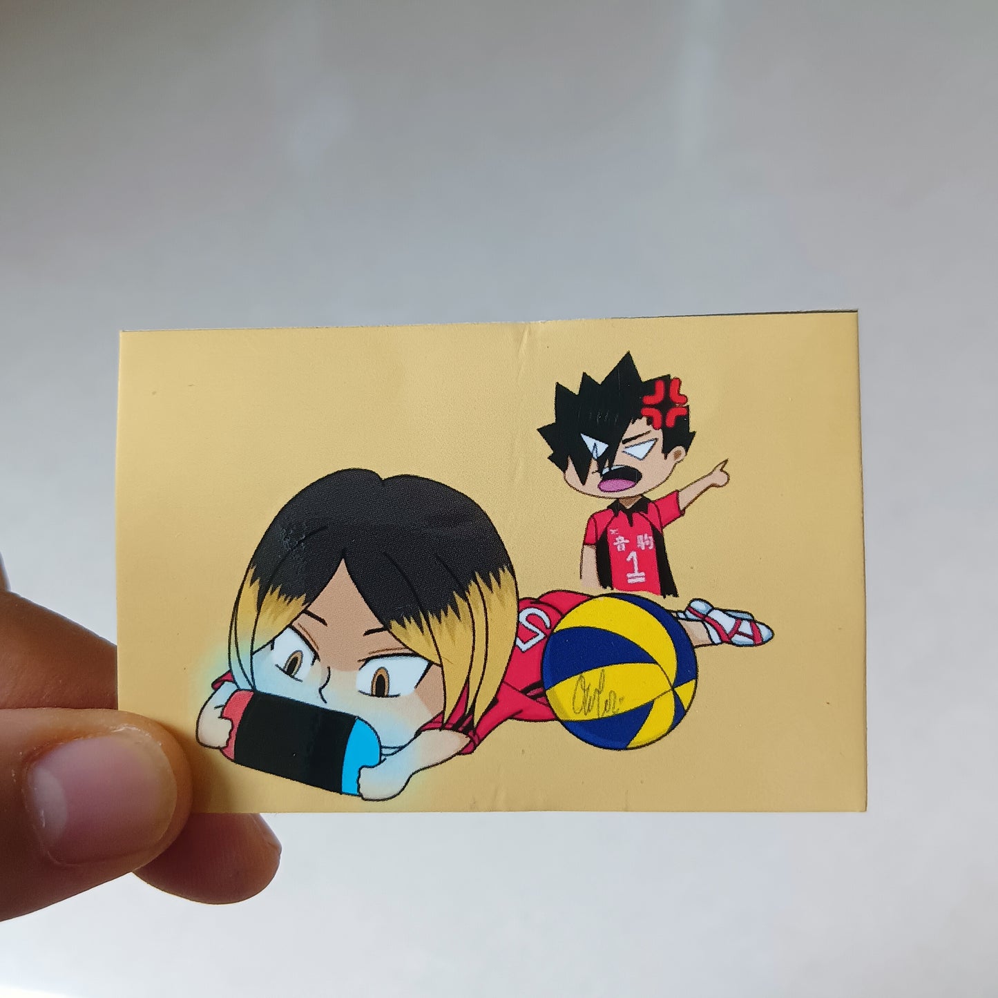 Kenma and Kuroo Haikyuu basic sticker