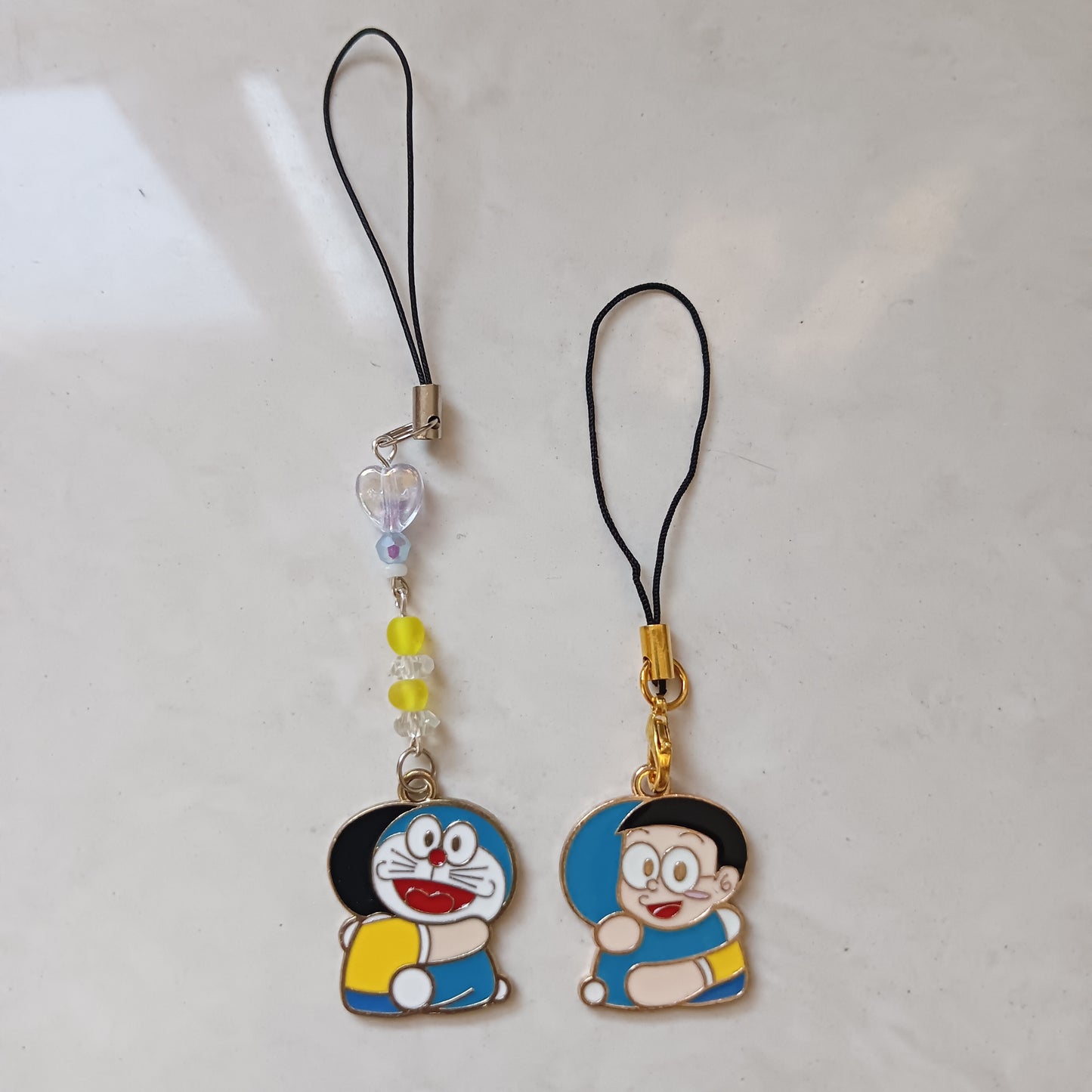 Nobita and Doraemon double sided Enamel Charm