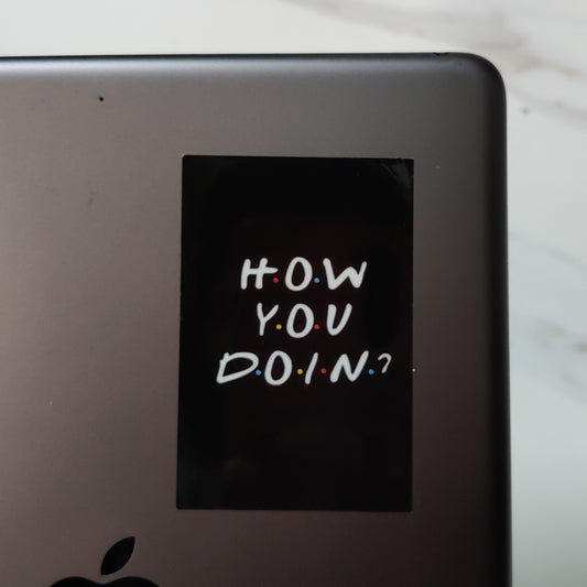 How you doin Friends basic sticker