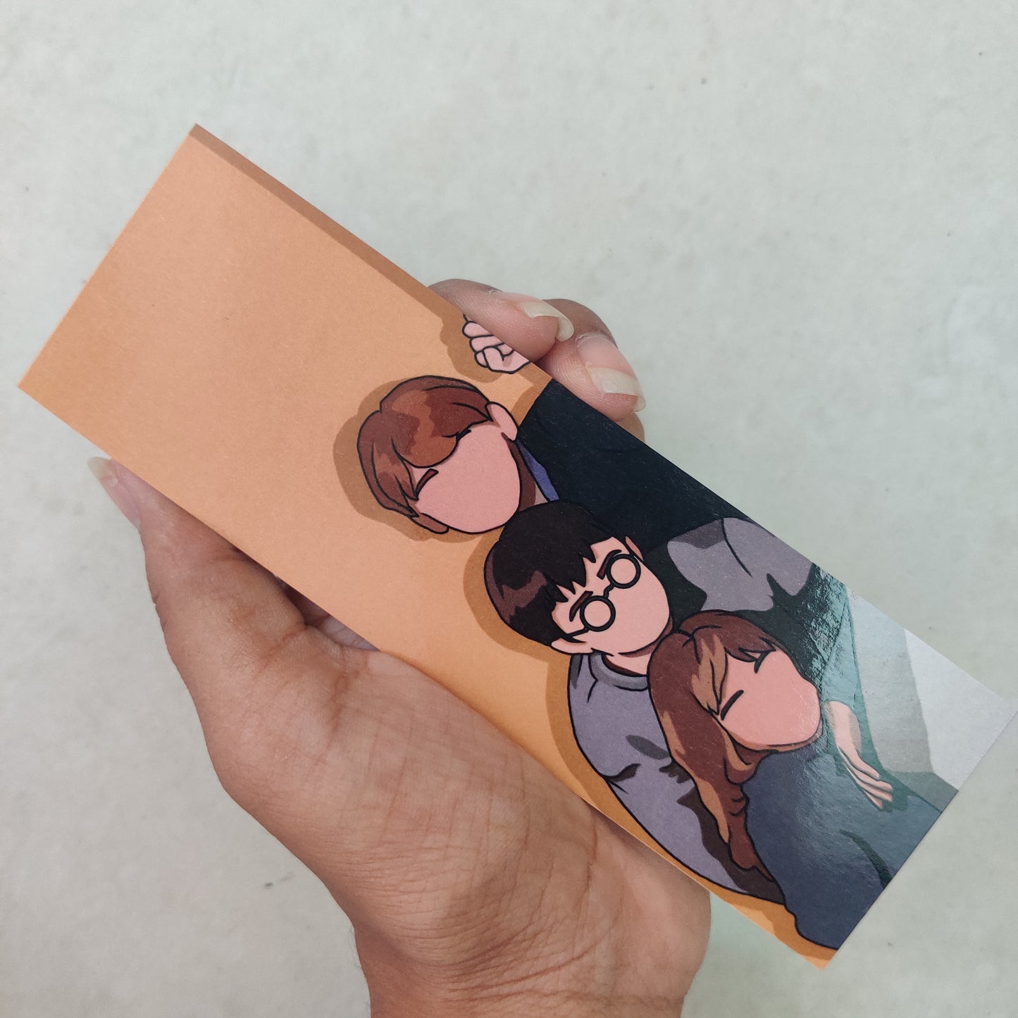 Harry Potter trio bookmark