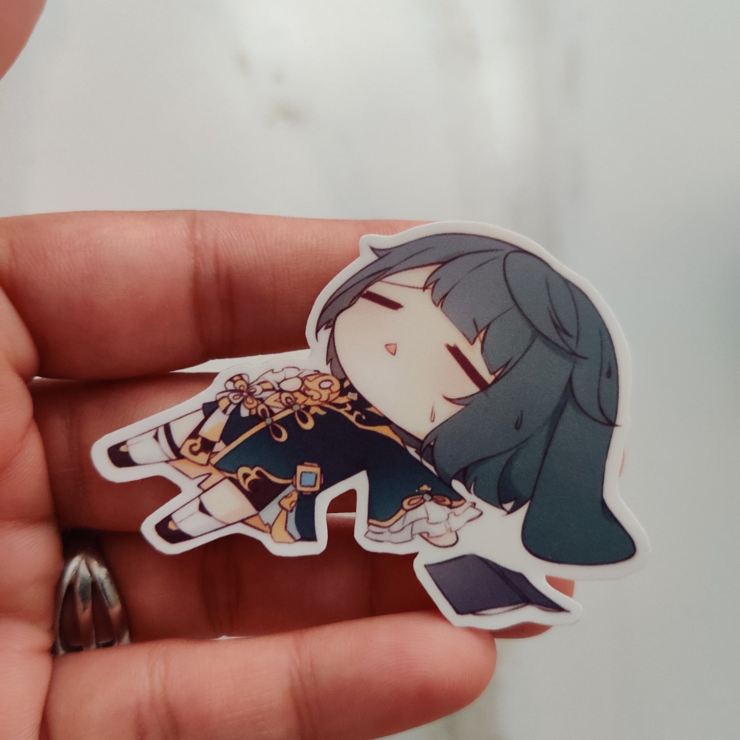 Xingqiu die-cut sticker