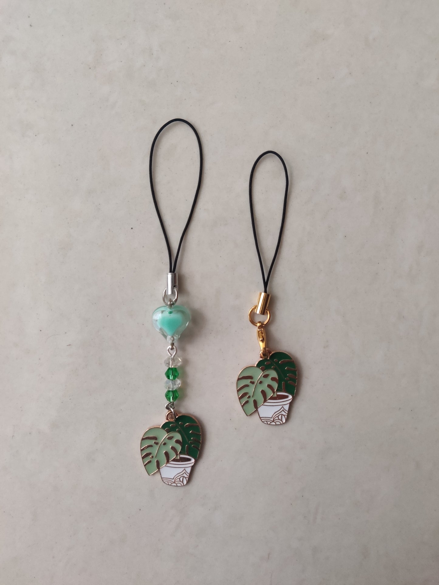 Plants Enamel Charm