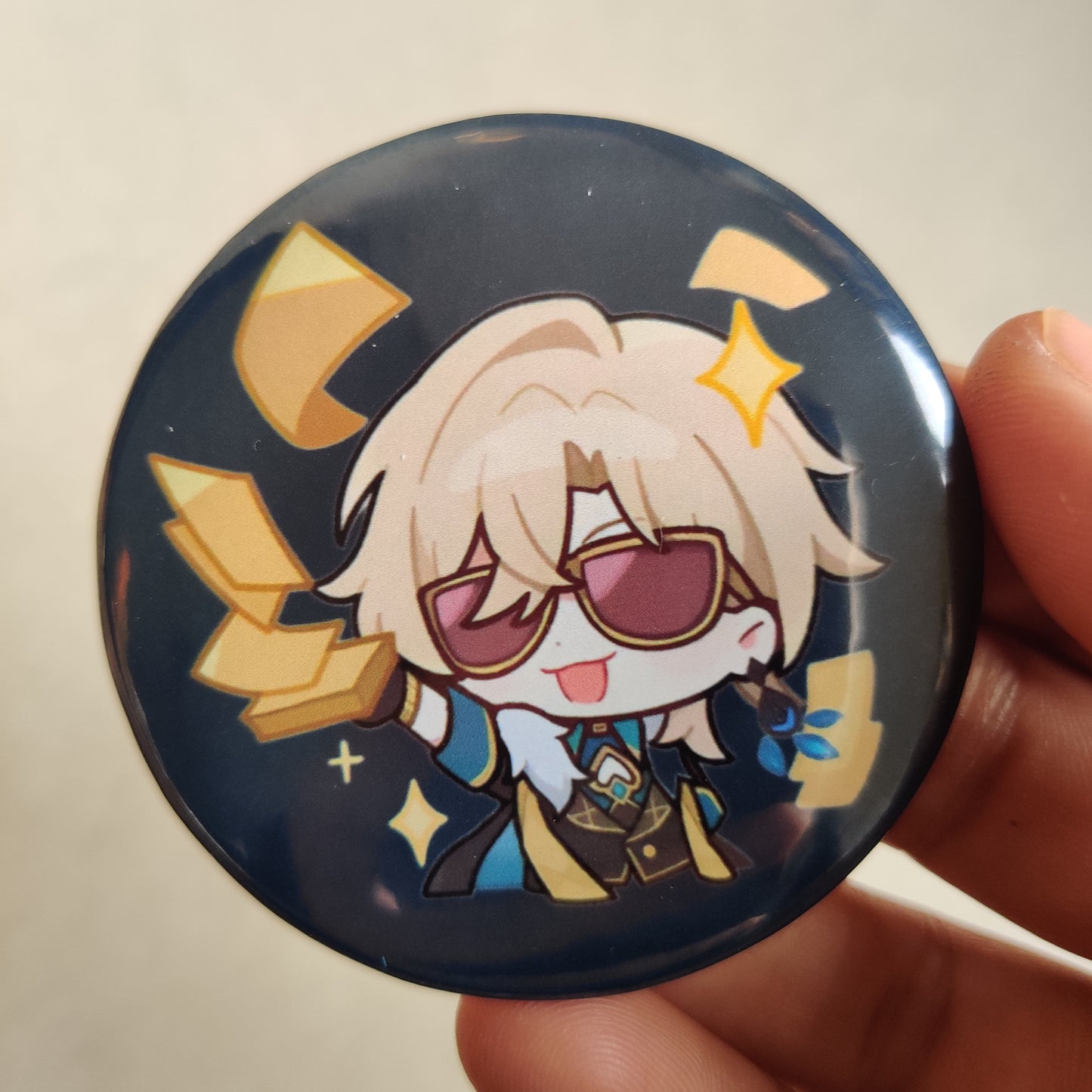 Aventurine Chibi Badge