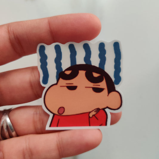 Shinchan die-cut sticker