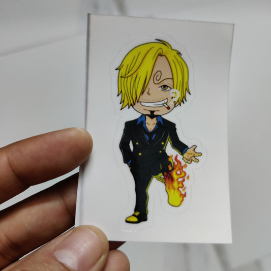 Sanji die-cut sticker