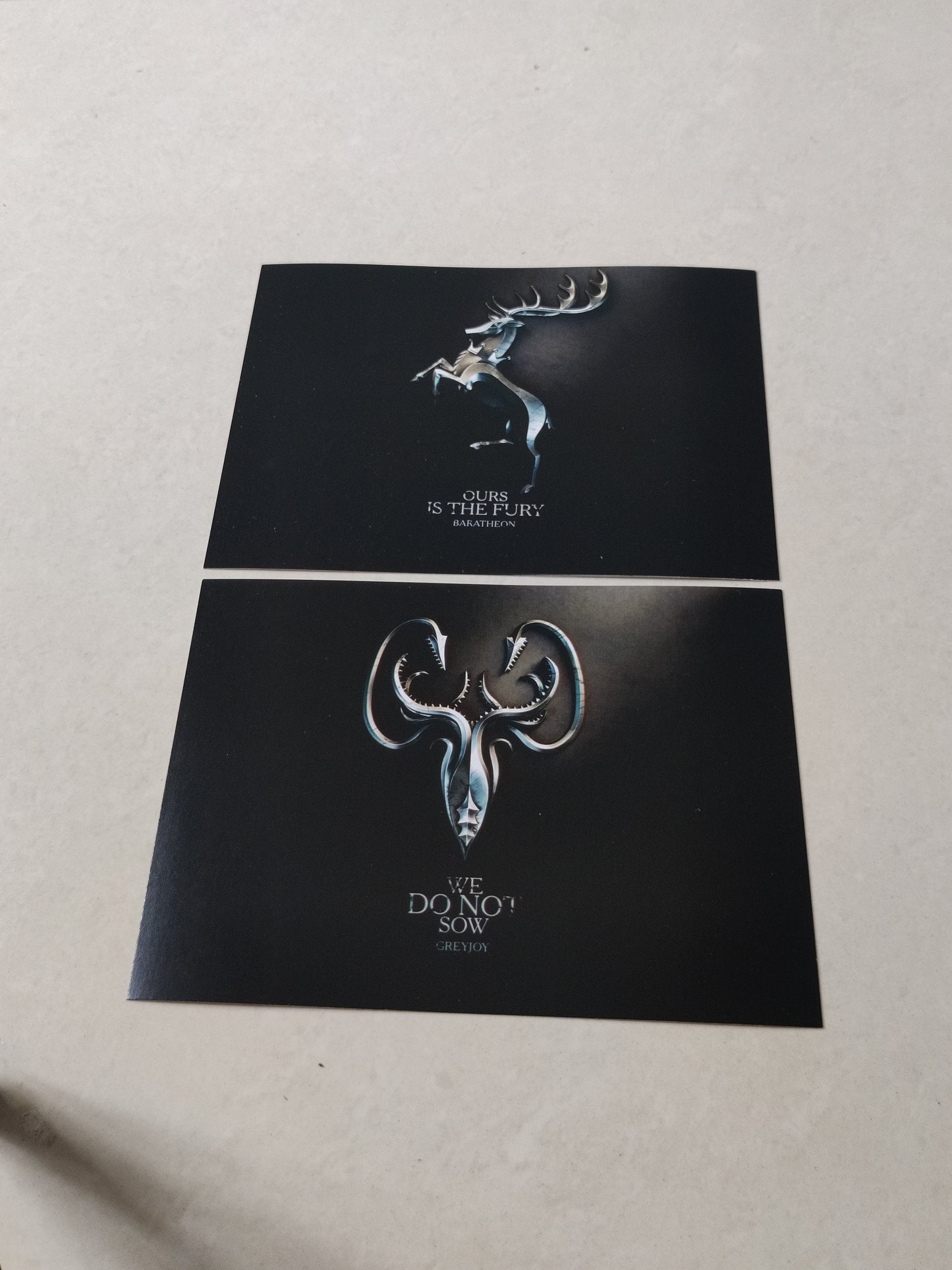 Game of Thrones Sigils combo of 8 A5 posters