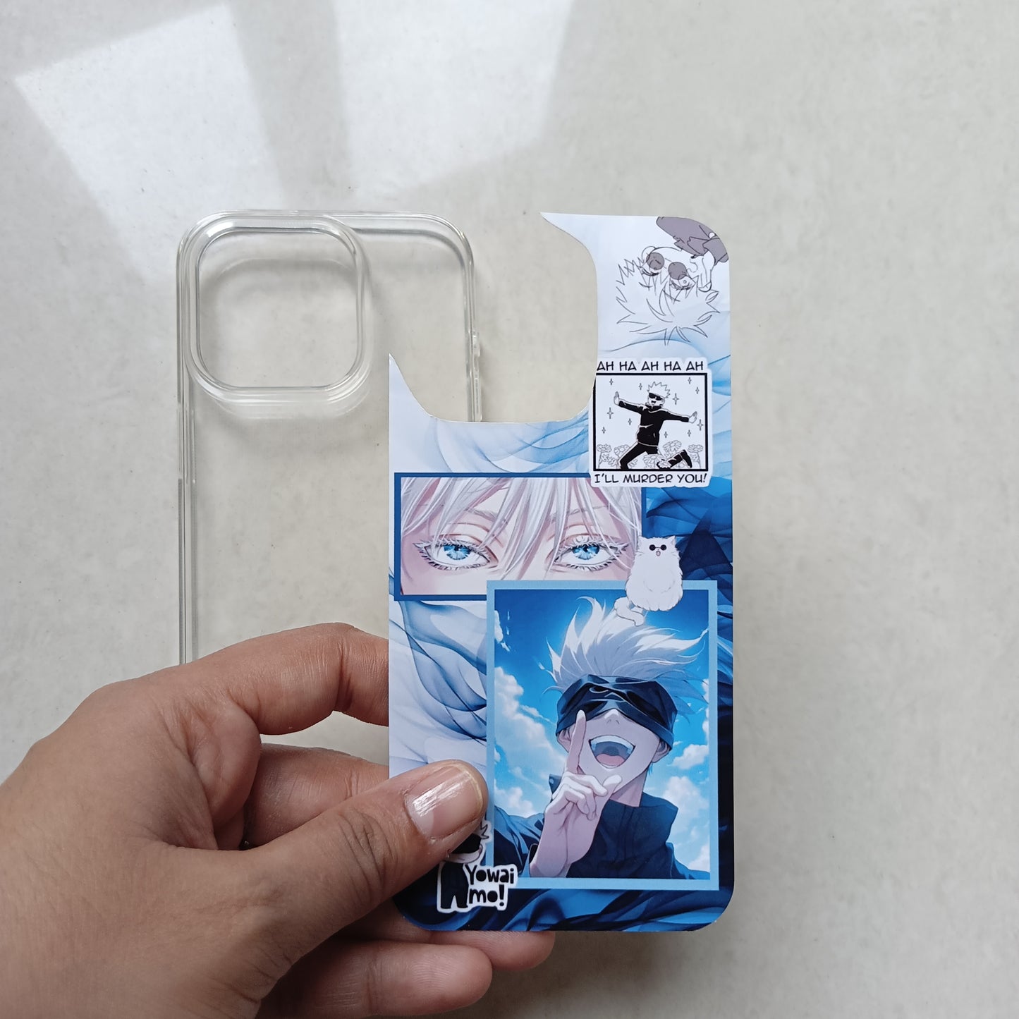 Gojo Aesthetic Mobile Cover Insert for all mobiles | Dispatch time 7 days