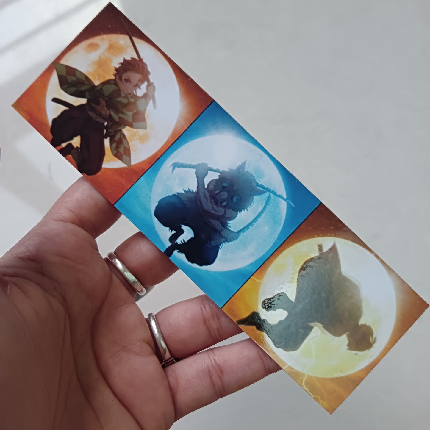 Demon Slayer Tanjiro Zenitsu and Inosuke bookmark