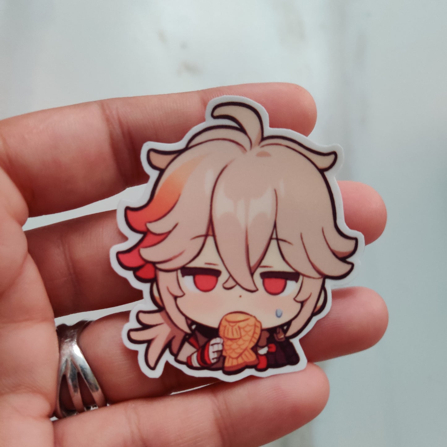 Kazuha die-cut sticker