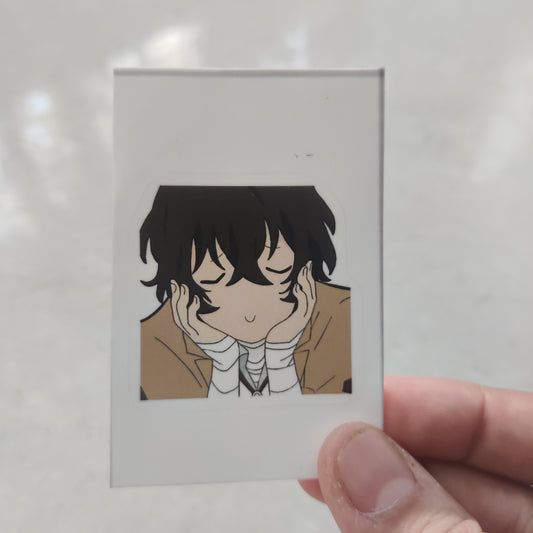 Dazai die-cut sticker | Style 2
