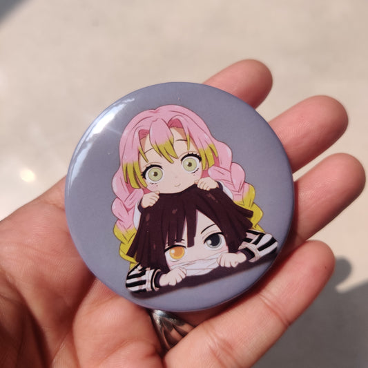 Mitsuri and Obanai Badge