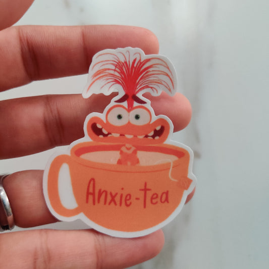 Anxiety Inside out die-cut sticker