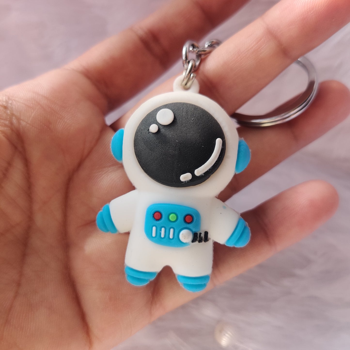 Astronaut Rubber keychain