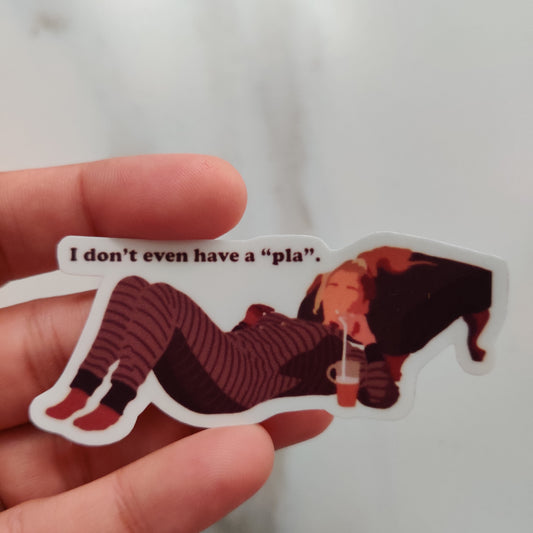Pheobe die-cut sticker