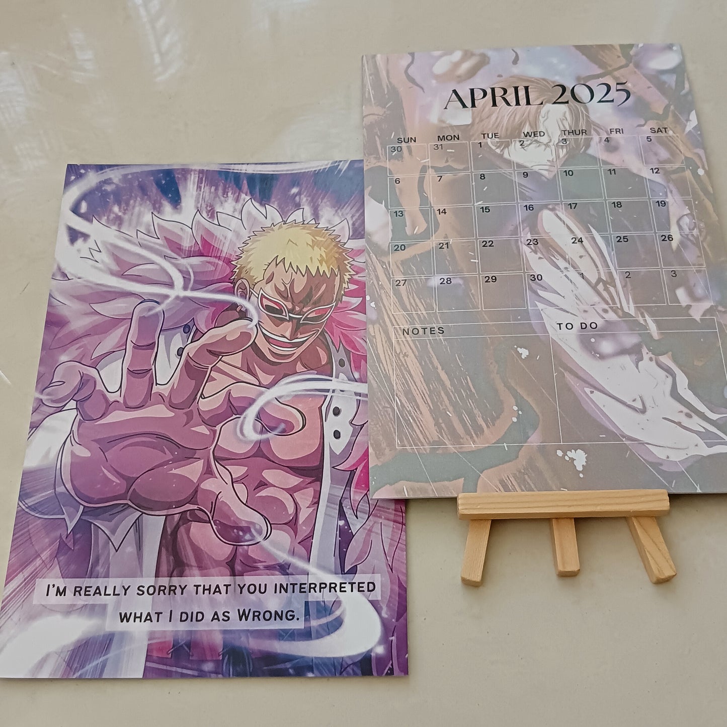 For My Dreams - One Piece Calendar 2025-2026