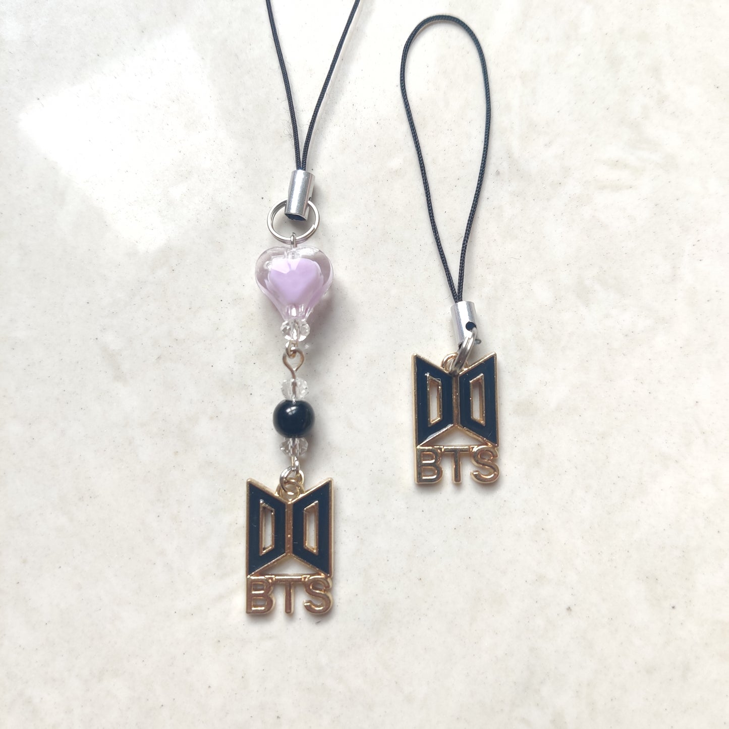 BTS logo Enamel Charm