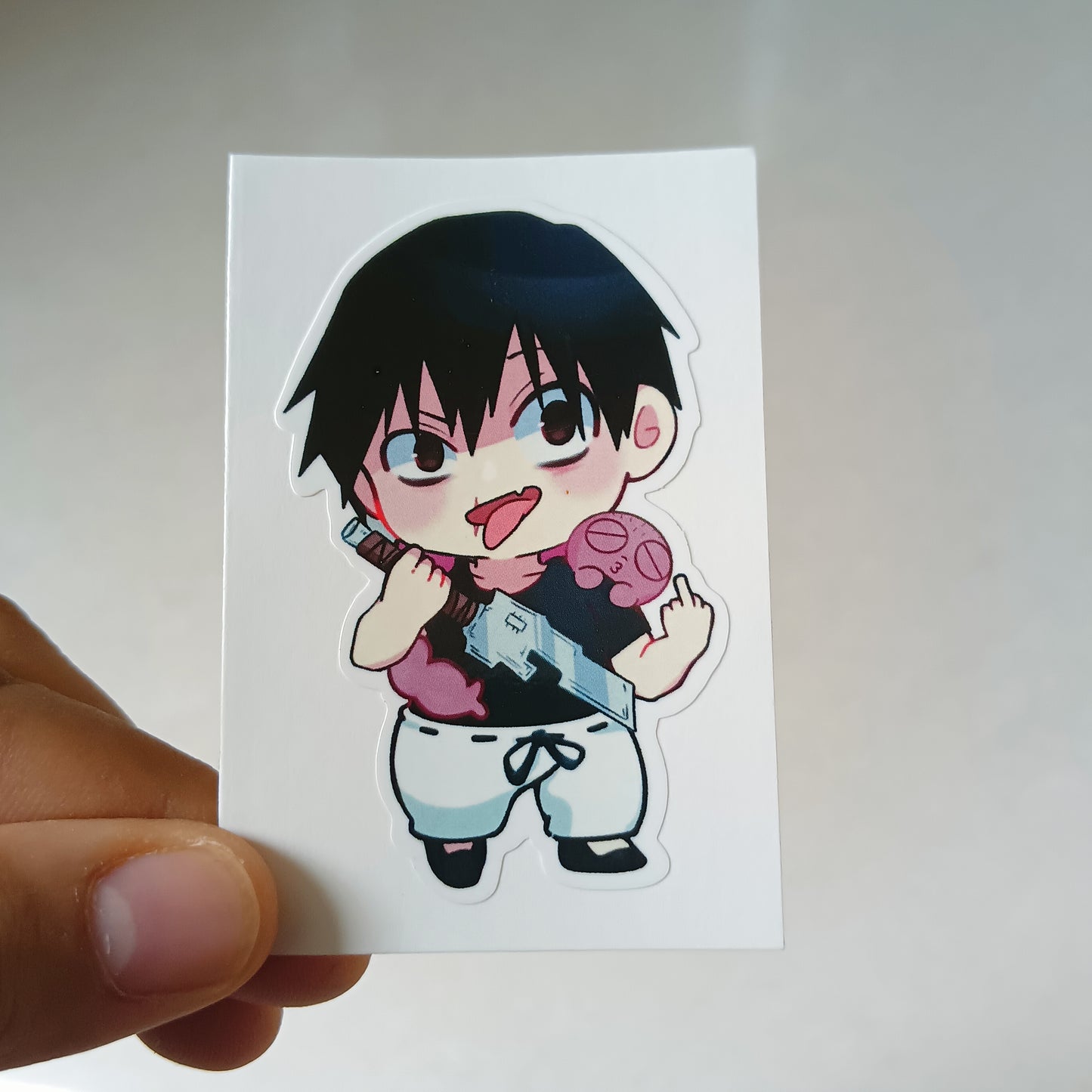 Toji Fushiguro die-cut sticker