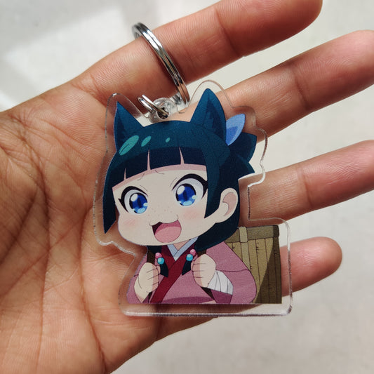 Maomao acrylic keychain (double sided)