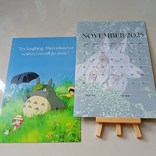 Nostalgic Ghibli- Studio Ghibli Calendar 2026