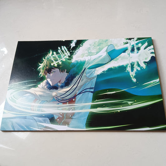 Yuno Black Clover wall poster