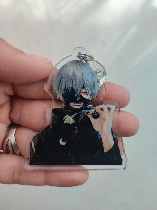 Ken Kaneki acrylic keychain (double sided)