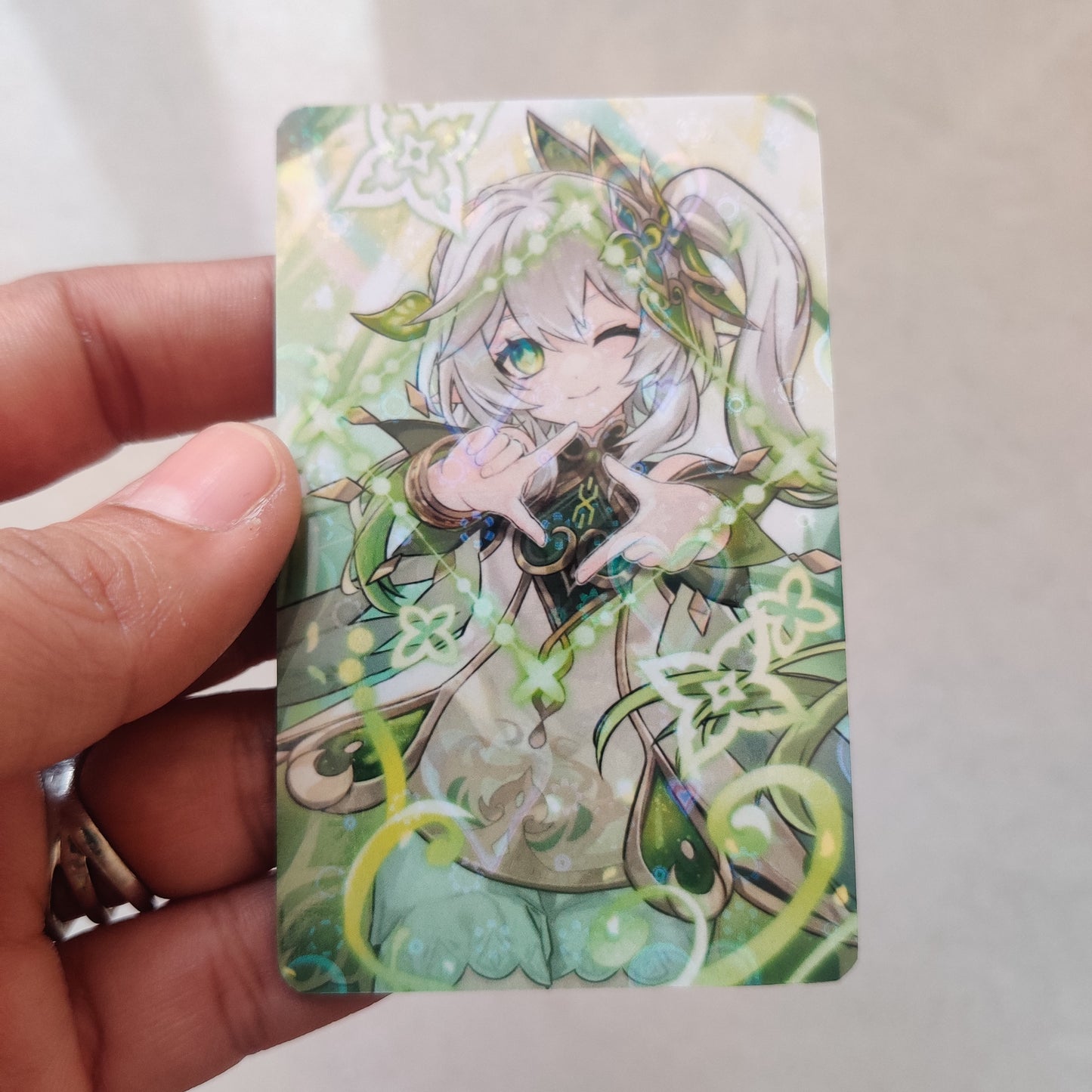 Genshin Impact Holographic Cards