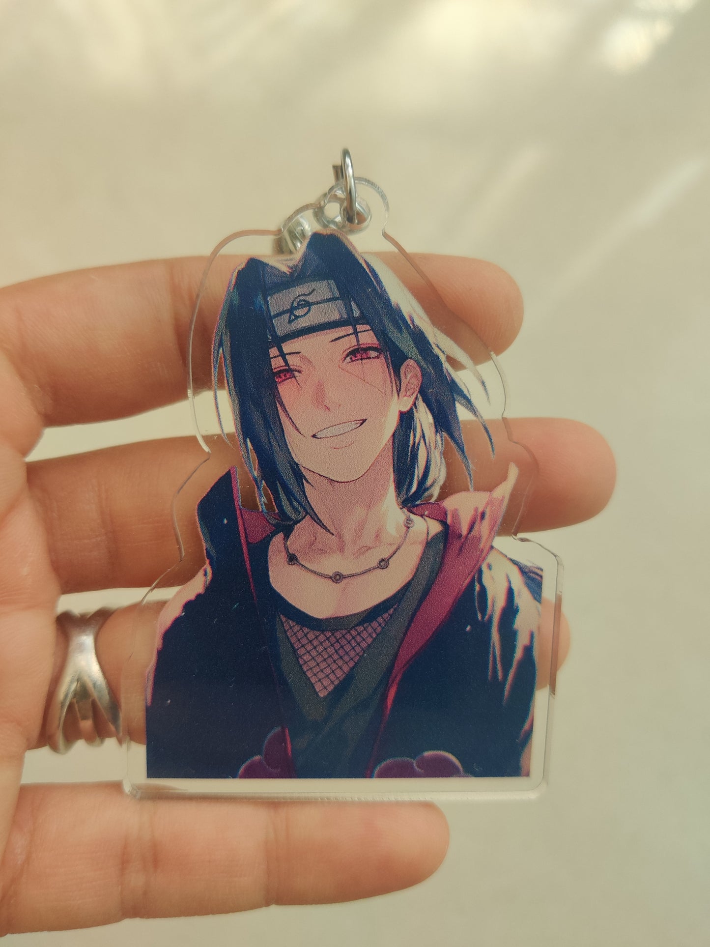Itachi acrylic keychain (double sided)