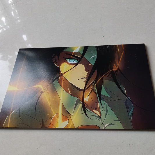 Eren Attack on Titan wall poster | Style 4