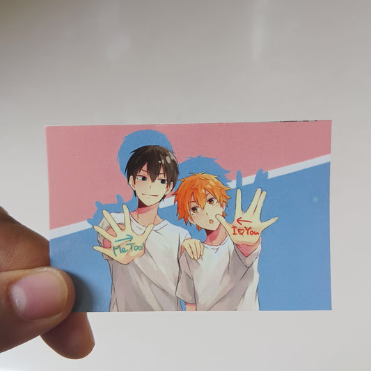 Besties Haikyuu basic sticker