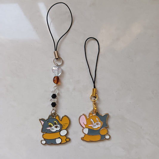 Tom and Jerry double sided Enamel Charm